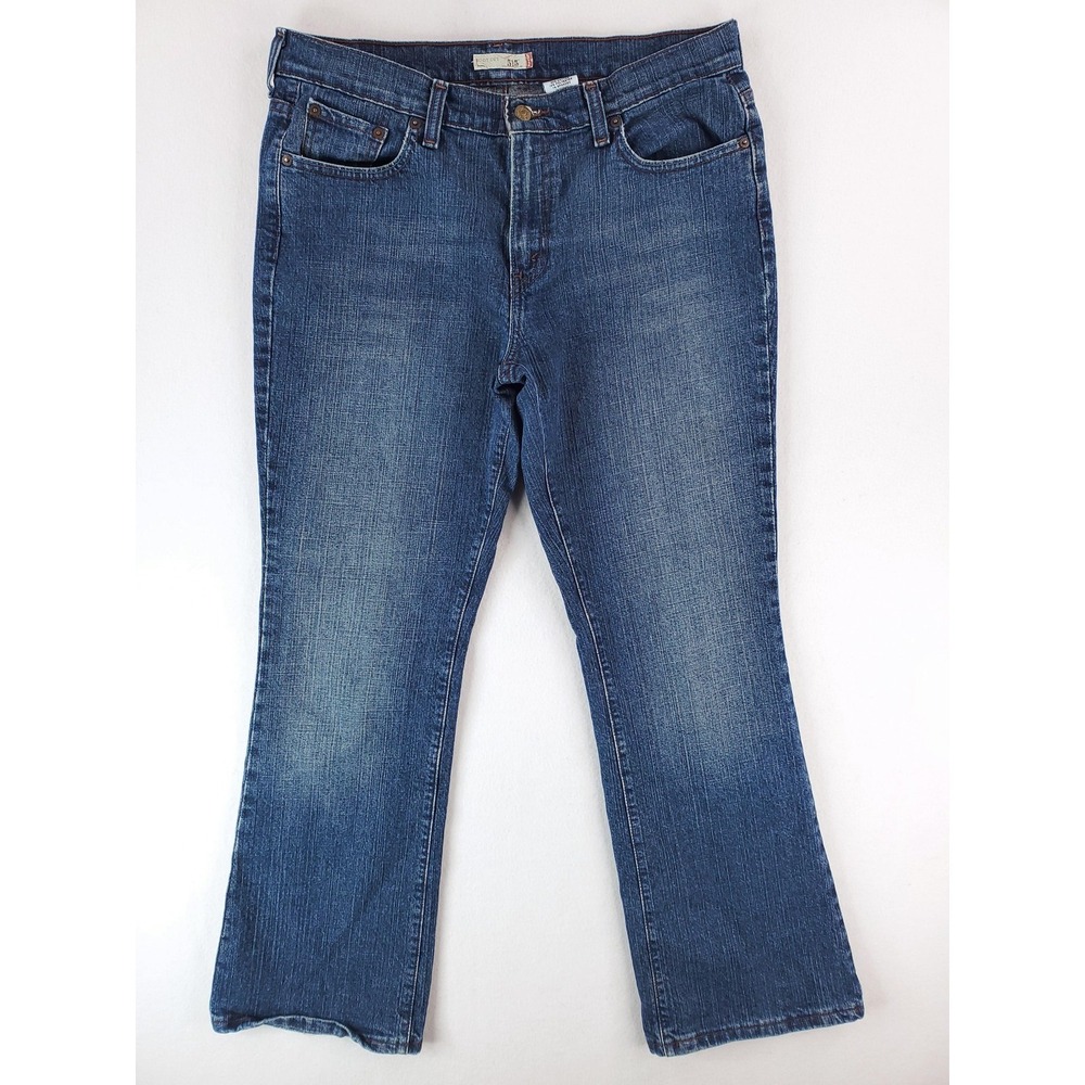 Levis 515 Jeans Womens 12 Medium Blue Boot Cut Stretch Denim Mid Rise Classic